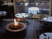 Tablet Screenshot of dakotasrestaurant.com
